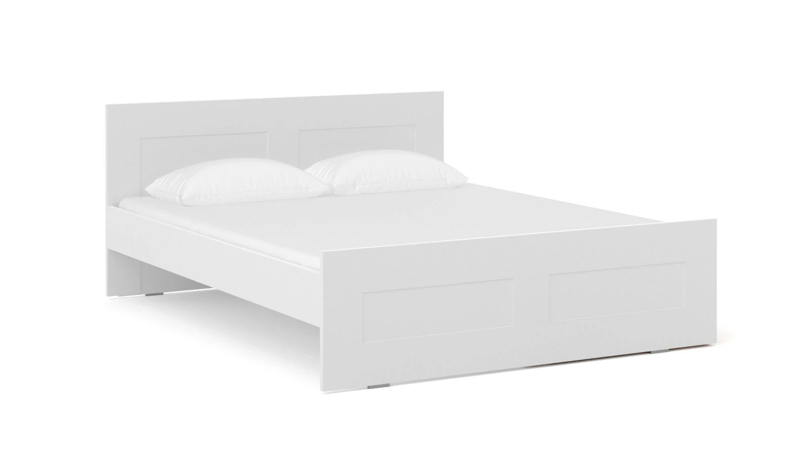 Кровать Istra, цвет Белый + Матрас Basic iComfort Plus