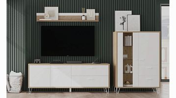 Agira, цвет Гикори кингстон+Белый блеск